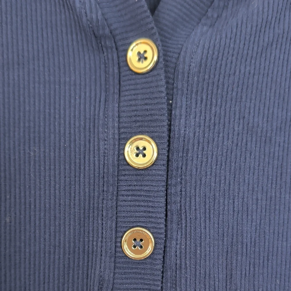 Navy Sleeveless Top - Picture 3 of 5